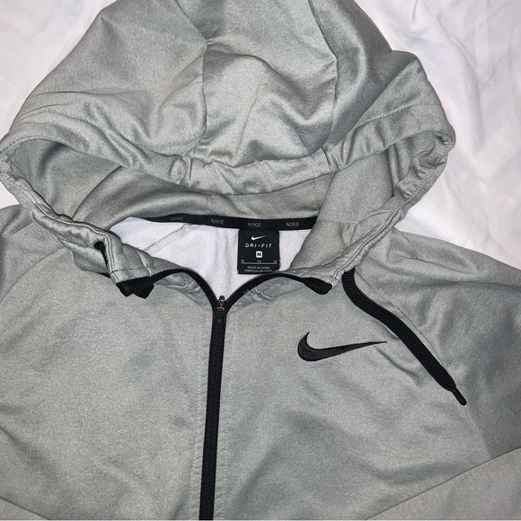 Nike Men's Dri-Fit Full-Zip Training Hoodie size medium - Picture 3 of 6